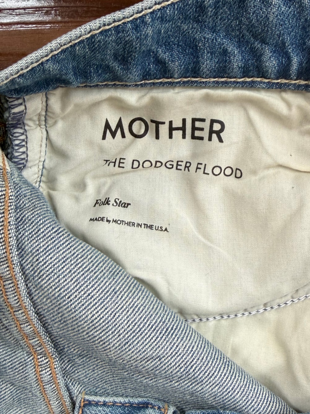 NWT MOTHER Dodger Flood Jean - Picture 11 of 11